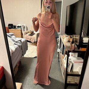 Michael Costello x REVOLVE Braxton Dress in Rose